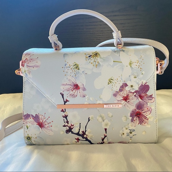 Ted Baker London Cherry Blossom Satchel 🌸 Barely used! 🌸 - Picture 2 of 7